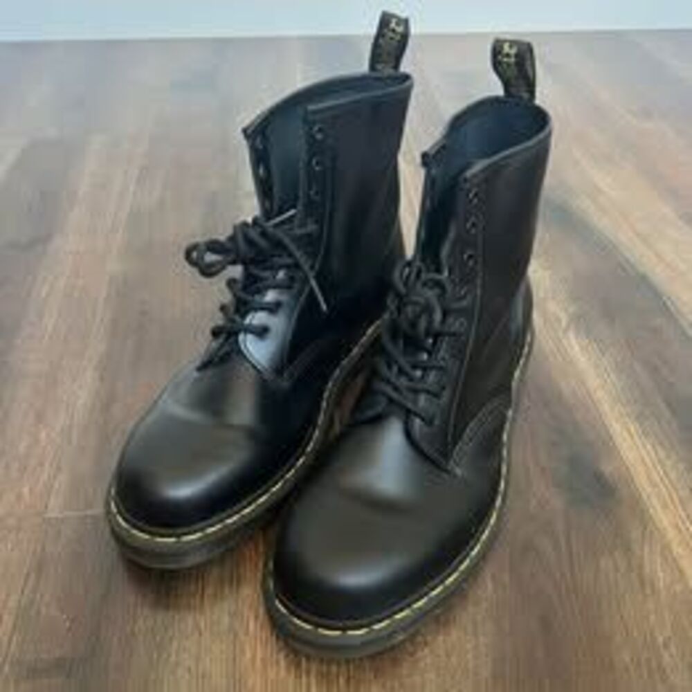 Dr. Martens Black Leather Boots